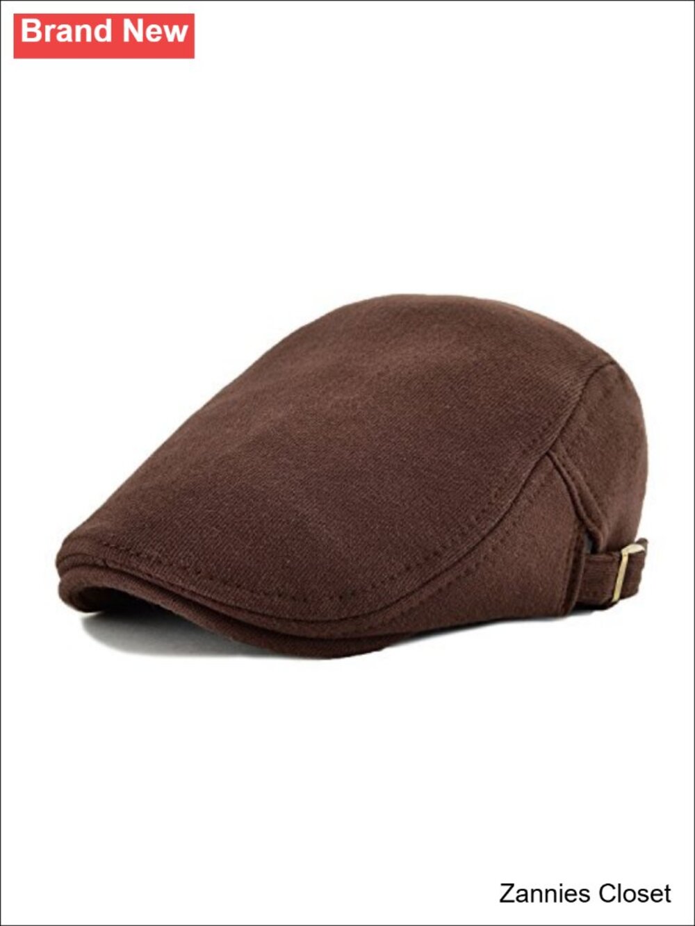 🤠 Newsboy Cap 100% Cotton Flat Ivy Gatsby Driving Hat Adjustable One Size